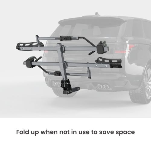 GoTyger Foldable with Tilt Car Hitch 2 Bike Rack