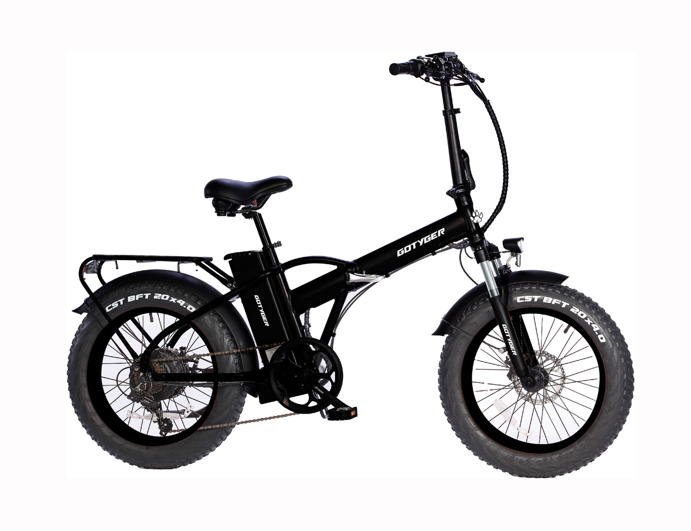 GoTyger "GOTYBYT203160R" 500W 4.0 Foldable 20" e-Bike